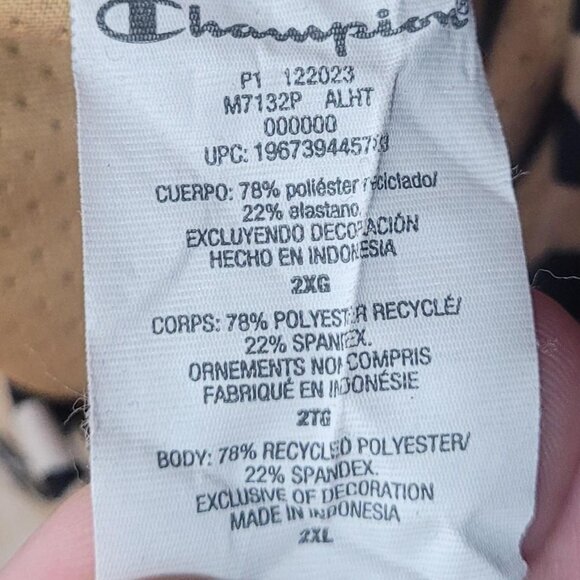 Champion Leopard Print Tennis Skirt 2XL | High Waisted Activewear | Plus Size Sk - Picture 4 of 5